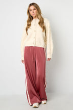 Satin Pants Stripe