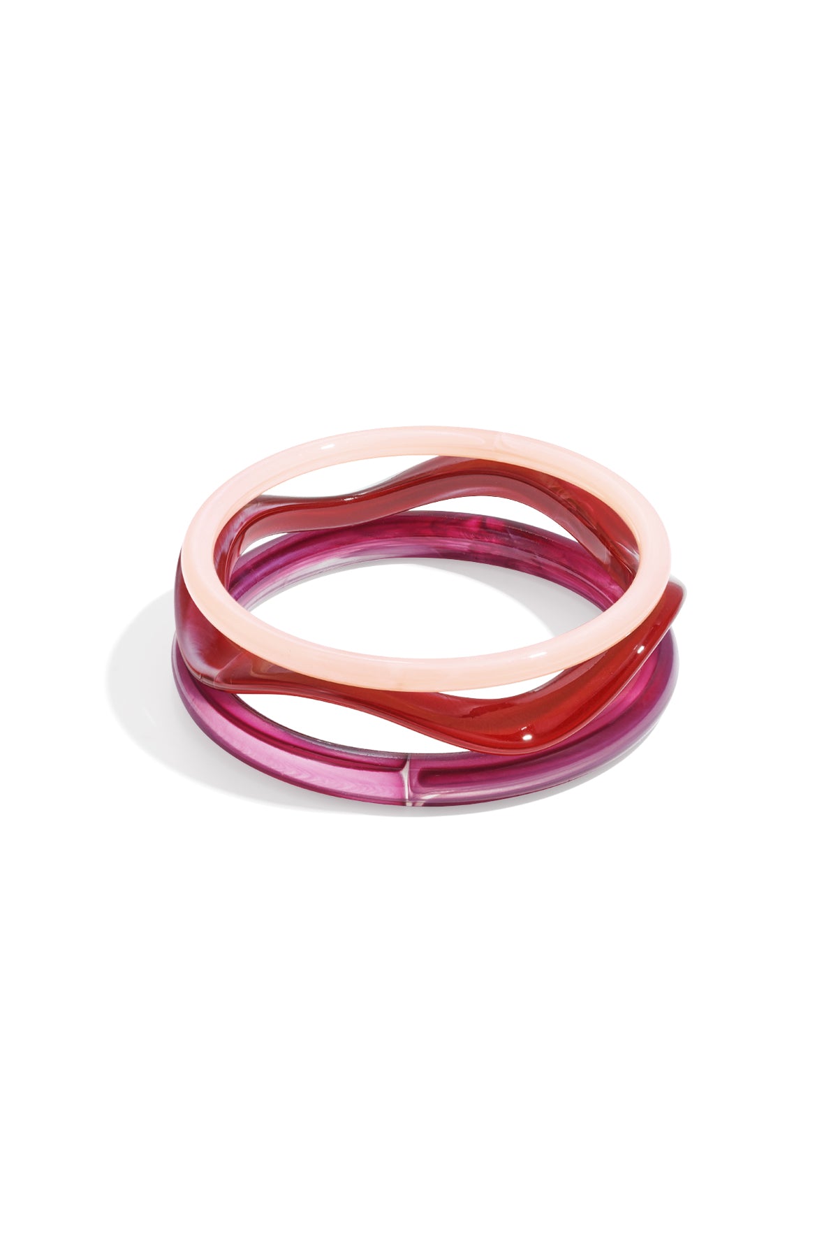 Acrylic Bangles Solid Color Casual Daily Simple Series Women's jewelry