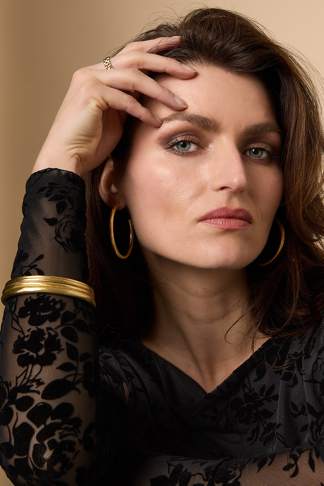 Bangles circle Simple Daily Simple Series Women's jewelry-6mm