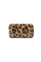 Soft leopard makeup bag