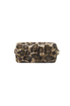 Leopard print makeup bag