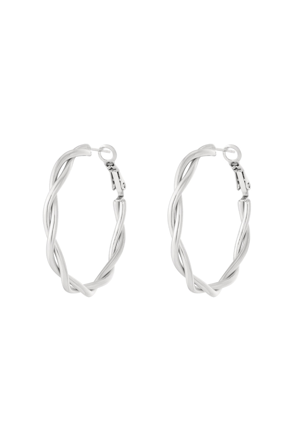 Stainless Steel Hoop Earrings Geometric Casual Daily Simple Series Women's jewelry