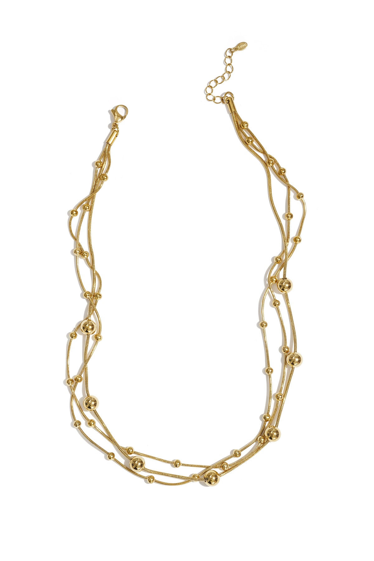 Stainless Steel Layered Necklaces Simple Daily Simple Series Women's jewelry