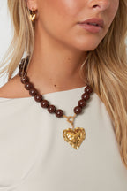 Resin Beaded Necklaces Beads Casual Daily Simple Series Women's jewelry-15mm