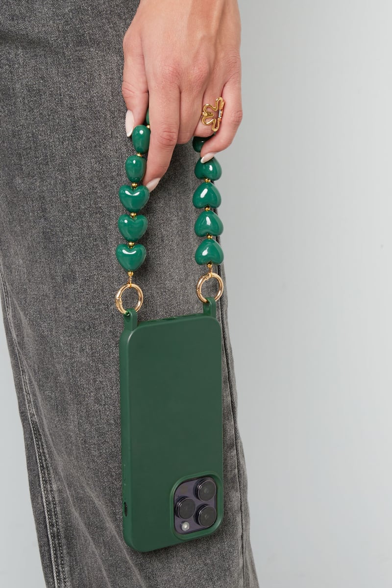 Classy heart phone cord