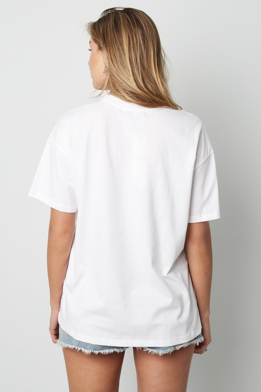 Cotton Women's T-shirt Spring/Summer Letters