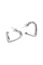 Hoop Earrings Heart Simple Daily Simple Series Women's jewelry