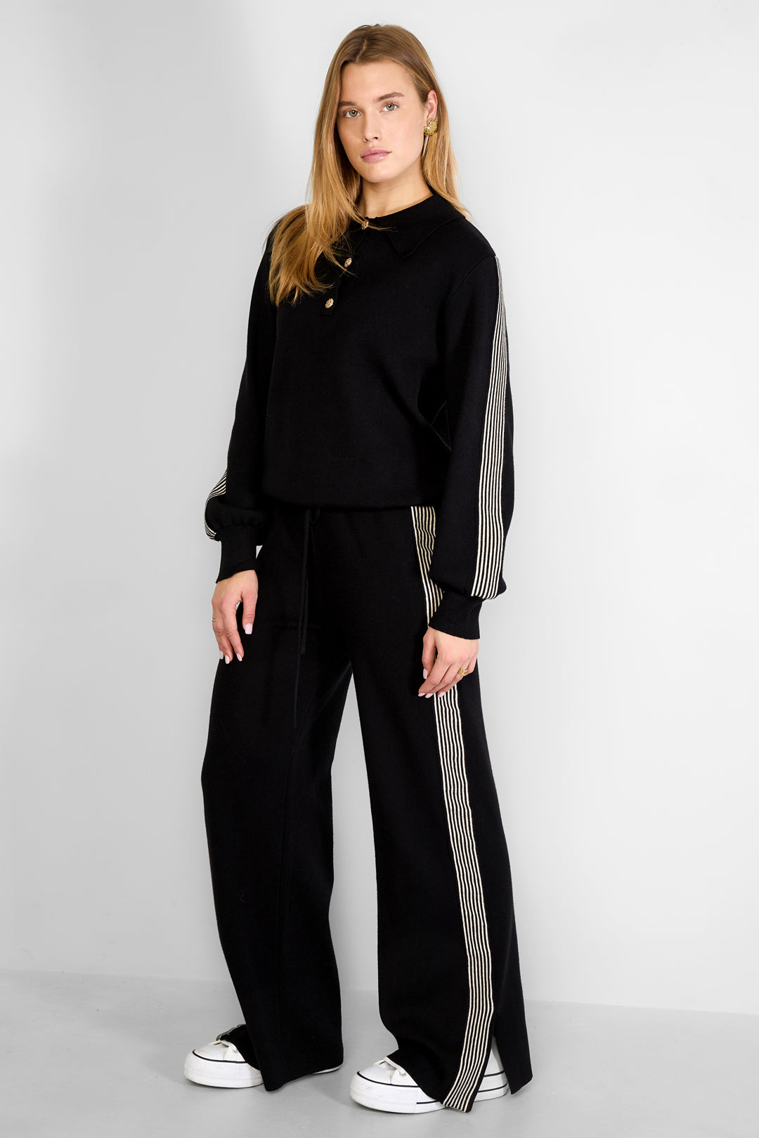 Knitted sweater Color clash Sporty autumn/winter clothing