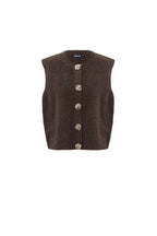 Polyester fiber (polyester) Knitted vest Solid color Casual Fall/Winter  Clothes