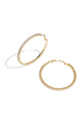Copper Hoop Earrings Geometric Elegant Christmas Luxurious Series Women's jewelry