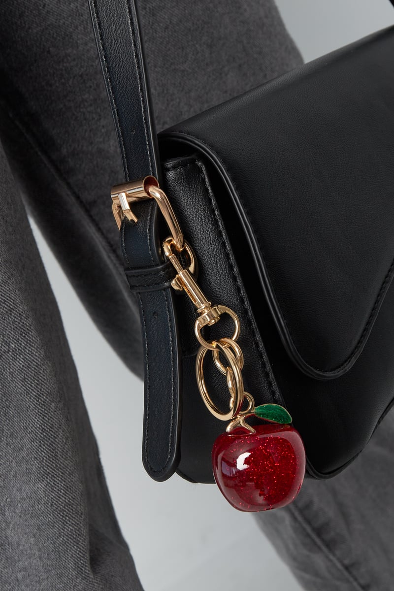 Apple bag charms