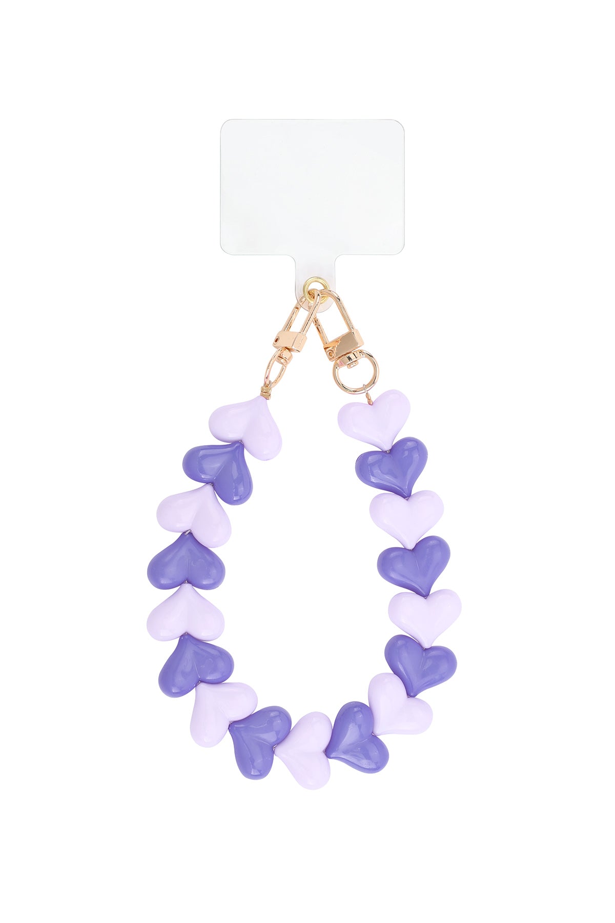 Double heart phone cords