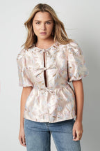 Short sleeve top floral