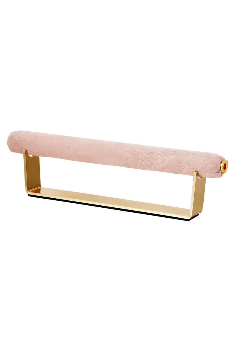 Display ring soft fabric Pink Imitation Suede