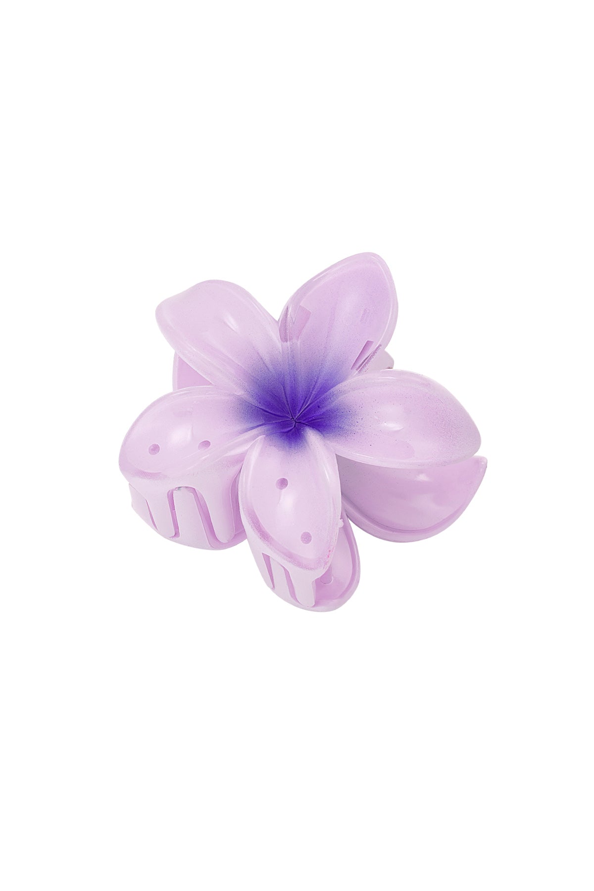 Hair clip with gradient flower Hawaii love