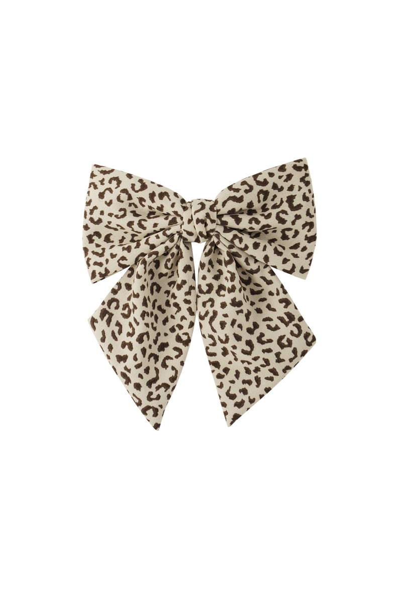Panther print bow