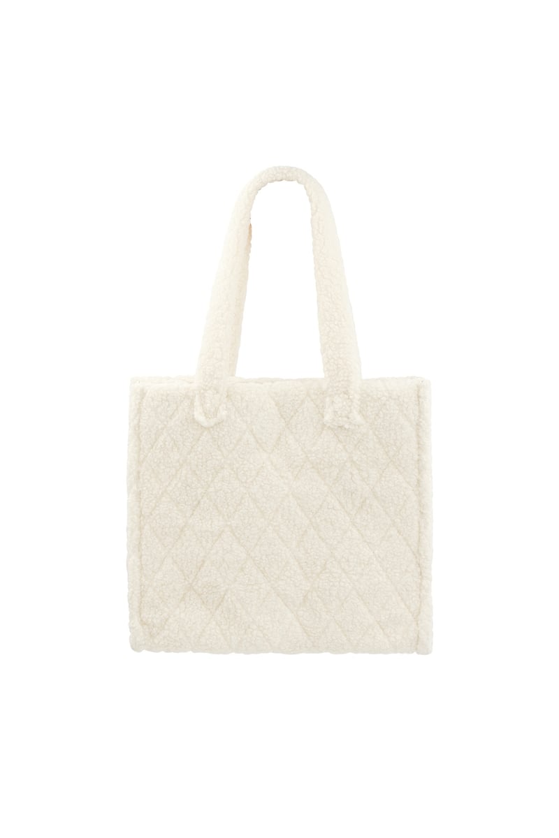 Fuzzy tote bag