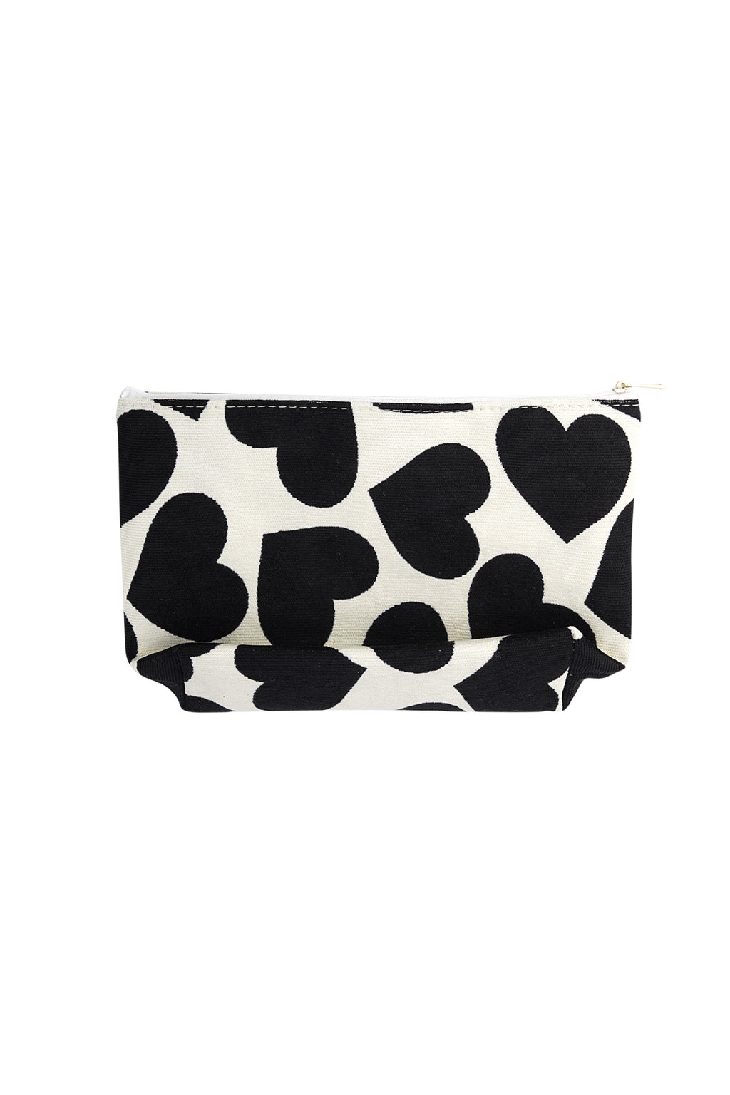 Make-up bag with hearts