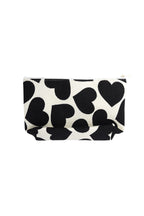 Make-up bag with hearts