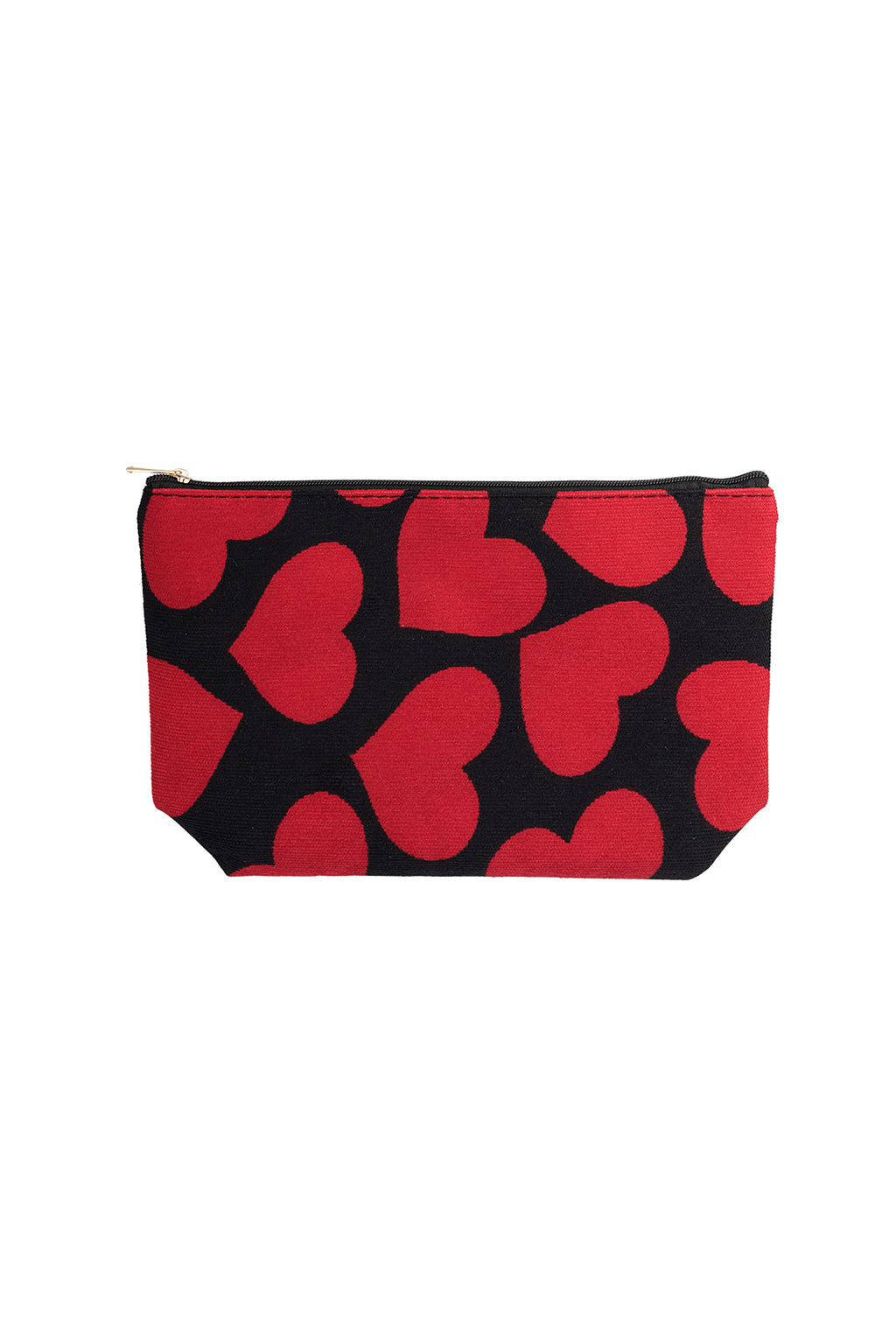 Make-up bag with hearts