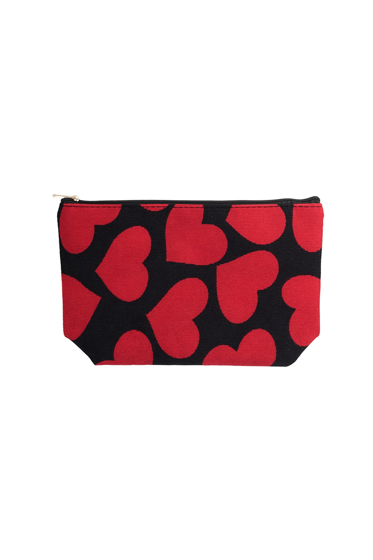 Make-up bag with hearts