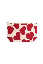 Make-up bag with hearts