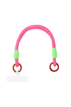 Summer telephone cord - pink & mint