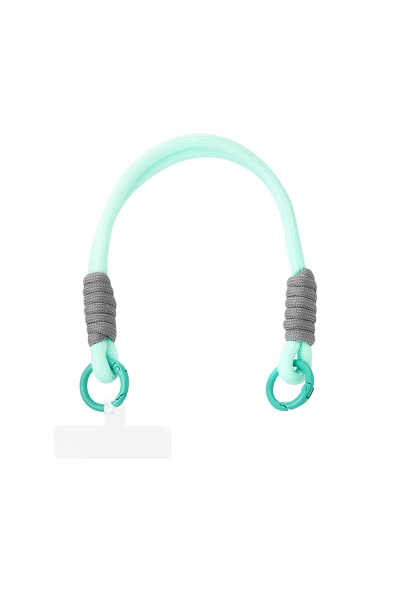 Summer telephone cord - pink & mint
