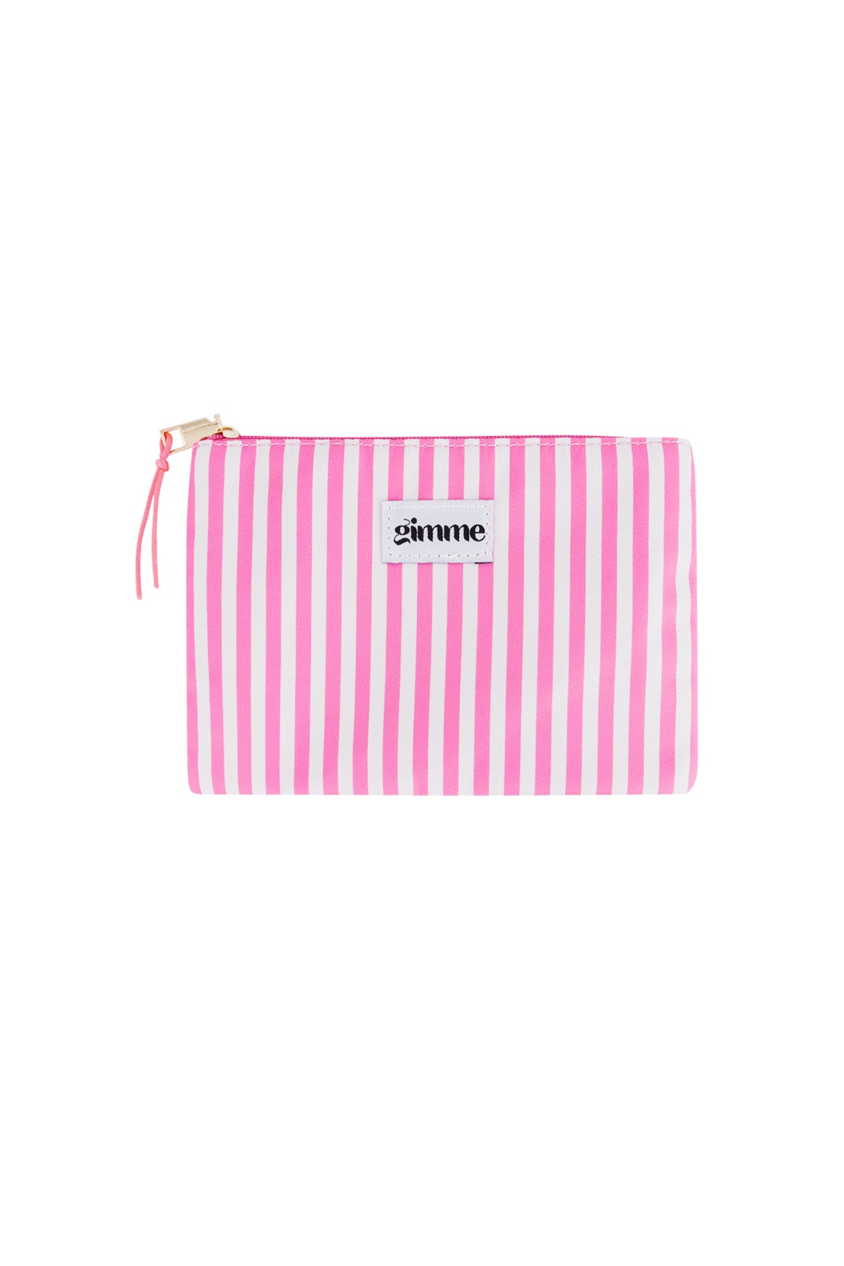 Flat toiletry bag thin stripe
