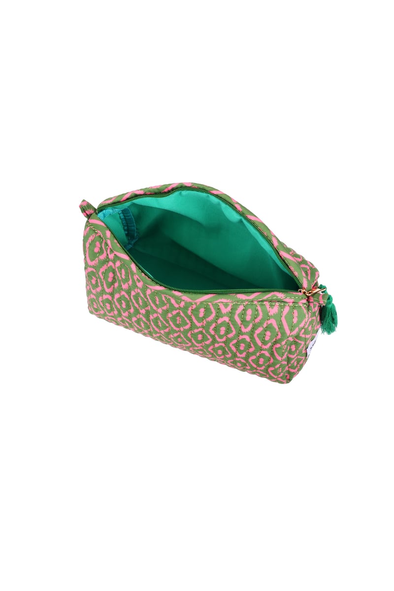 Retro girl makeup bag medium