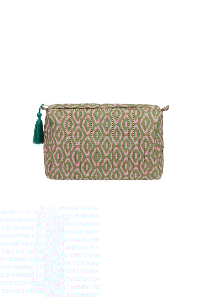 Retro girl makeup bag medium