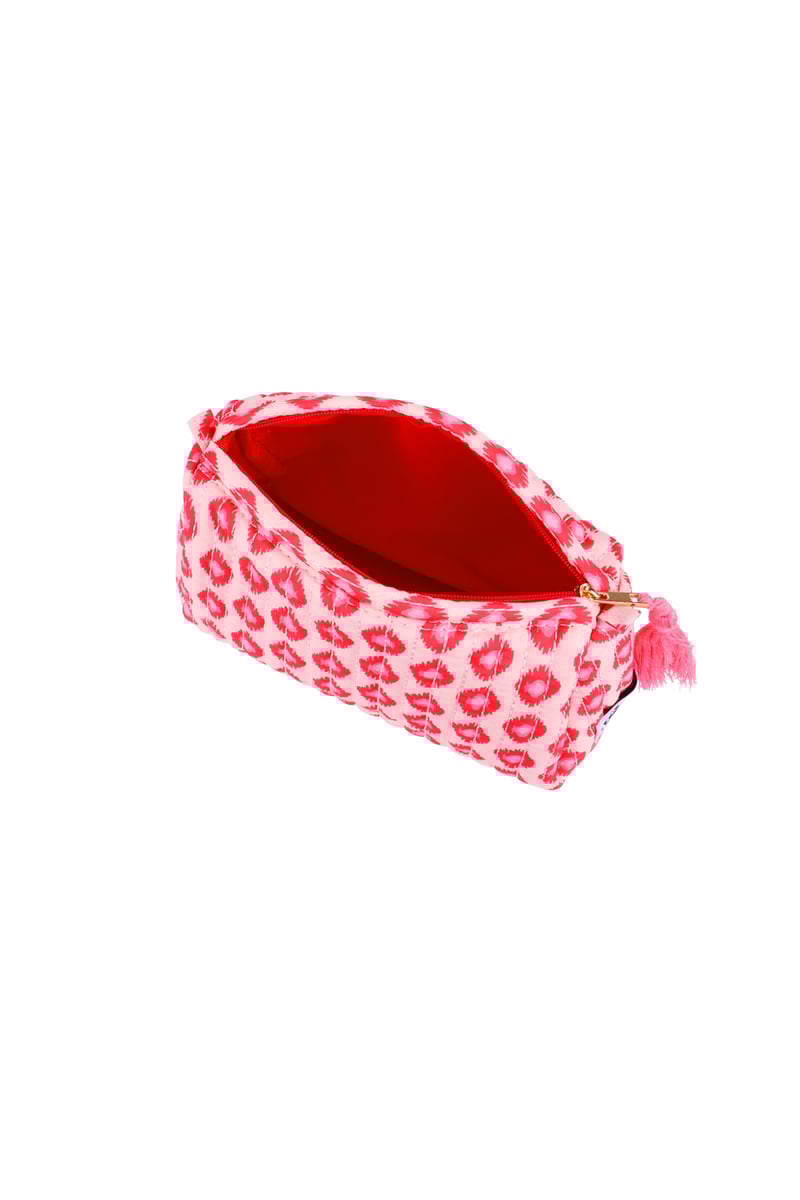 Retro chic makeup bag