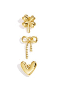 Stainless Steel Brooches Heart Simple Daily Simple Series Women's jewelry