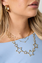 Stainless Steel Chain Necklaces Star Casual Daily Simple Series Women's jewelry