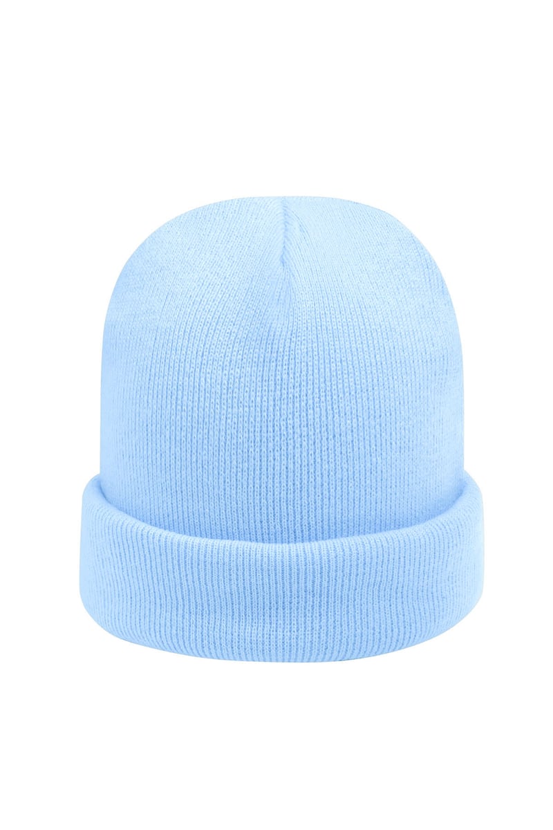 Beanie Rainbow Colors Pale Pink Acrylic