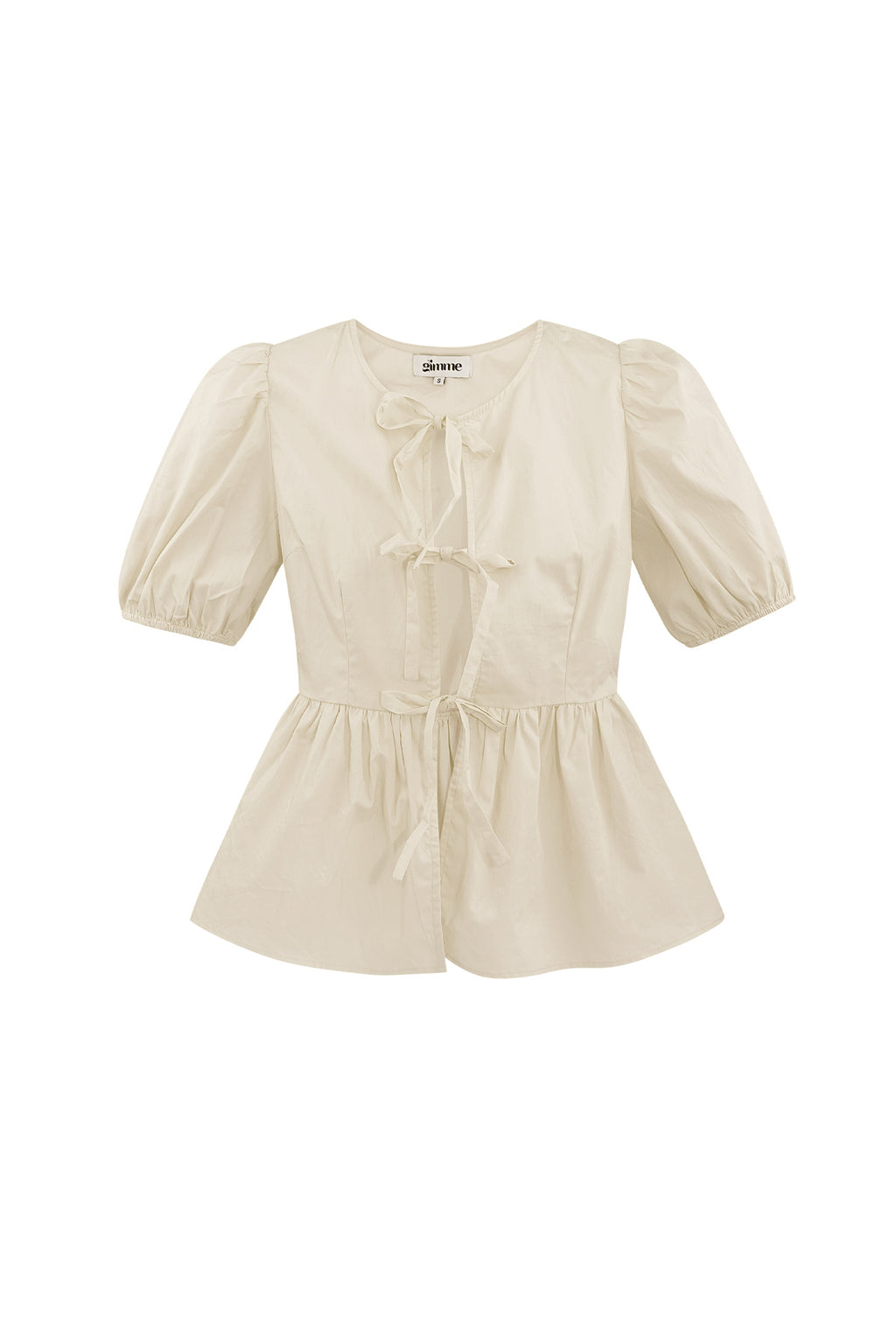Must-have peplum blouse with bows