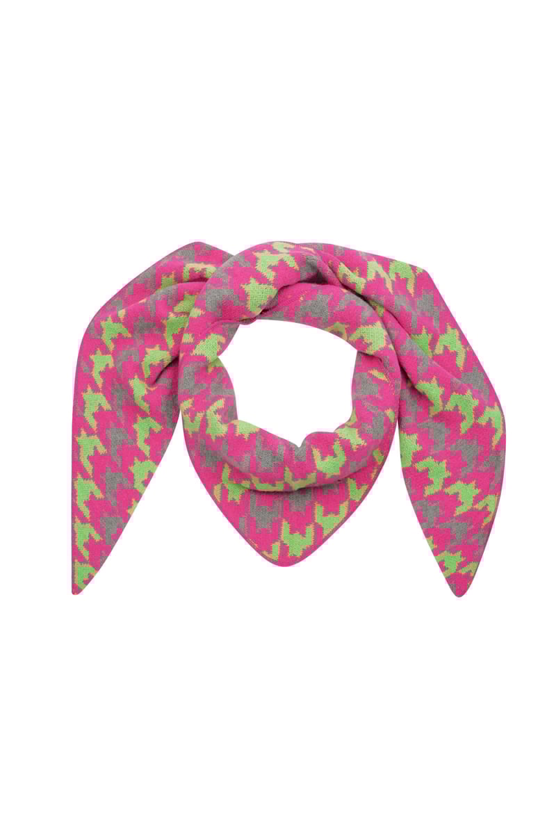 Winter scarf snowy snuggle - multi 