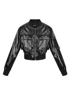 PU biker jacket