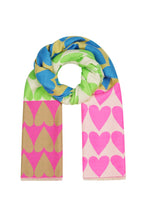 Scarf pop of heart