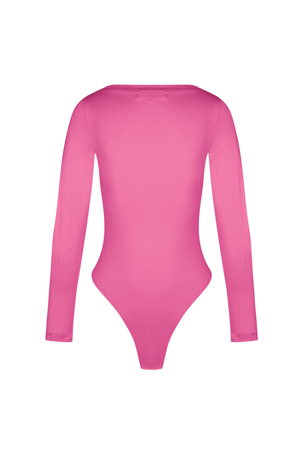 Polyester Women's Long Sleeve Bodysuit High Stretch Form-Fitting