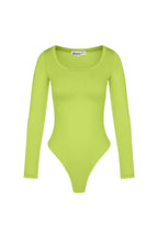 Polyester Women's Long Sleeve Bodysuit High Stretch Form-Fitting
