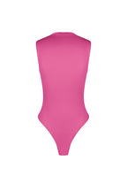 Stretch Knit Women's Bodysuit High Neck Minimalist Design