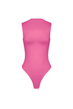 Stretch Knit Women's Bodysuit High Neck Minimalist Design