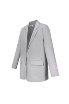Blazer show your colorful smile - Gray