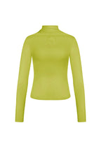 Polyester Women's Long Sleeve Top Ribbed Turtleneck