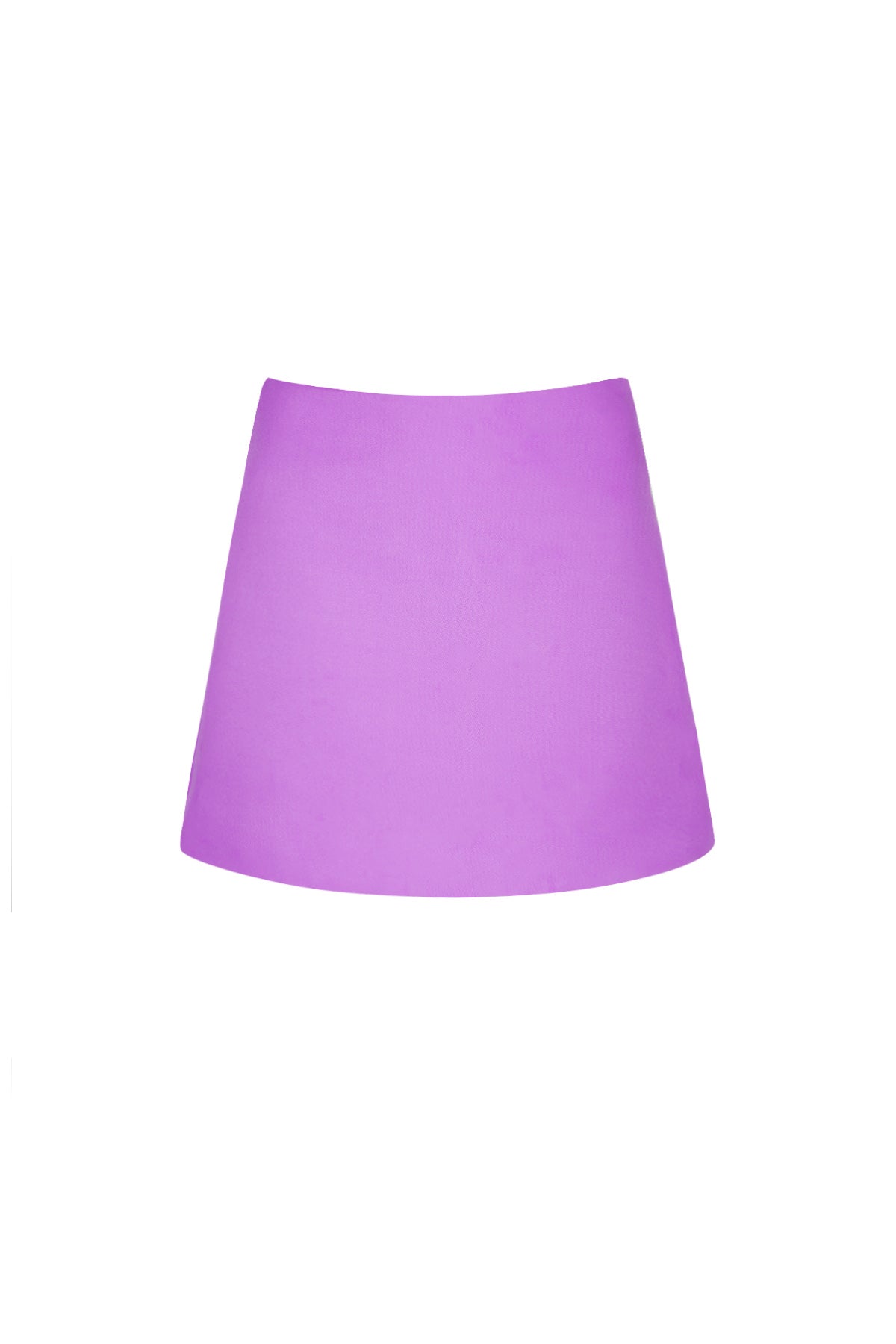 Polyester Women's Mini Skirt Solid Color Stretch Fit