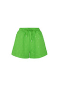 Jogging fabric shorts with studs