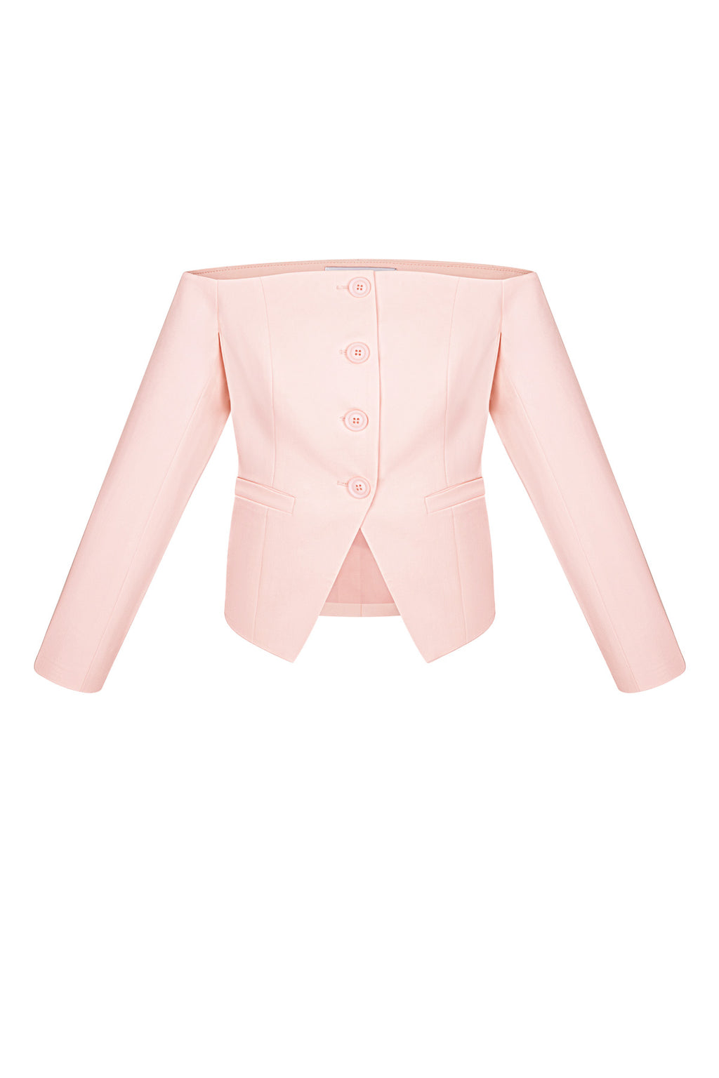 Off shoulder blazer top