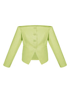 Off shoulder blazer top