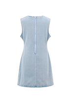 Cotton Women's Mini Dress Sleeveless Bodycon